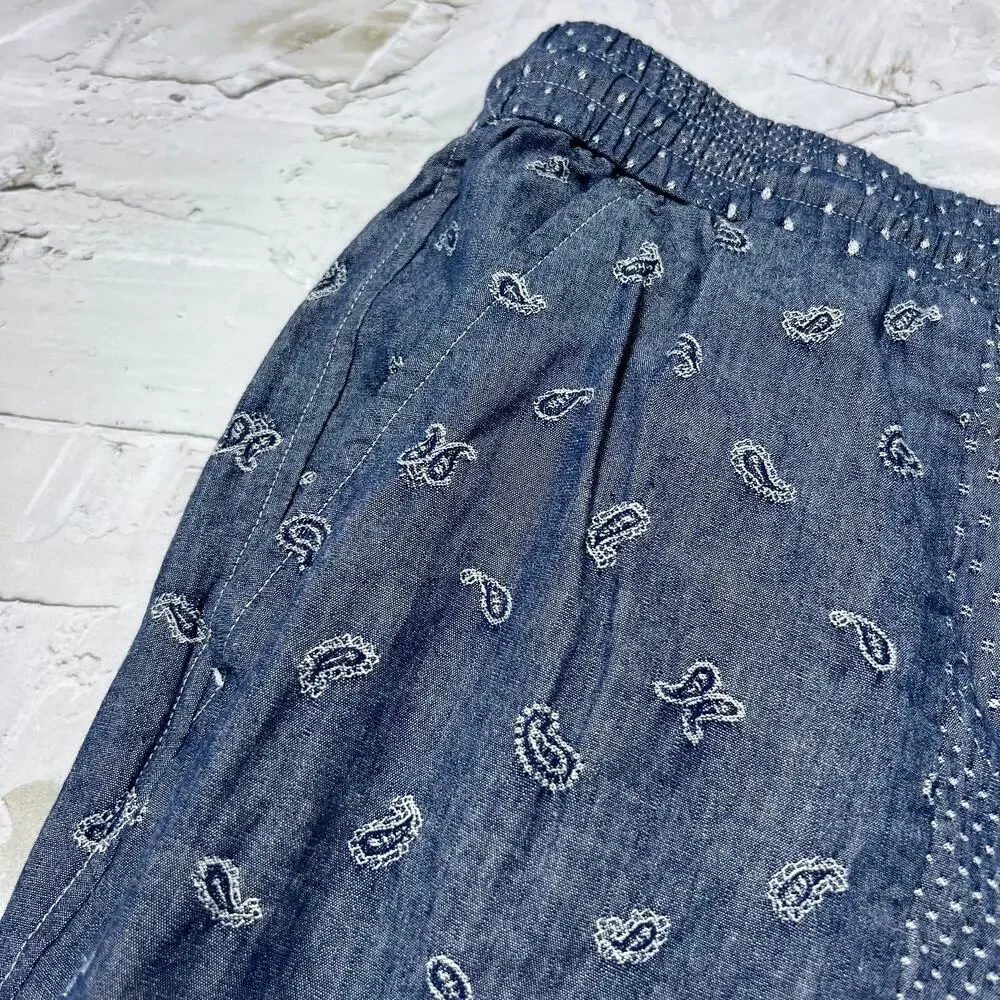 Kith Japanese Patchwork Jacquard Stryker Pant SIZE XL Light Indigo 2022 NWOT
